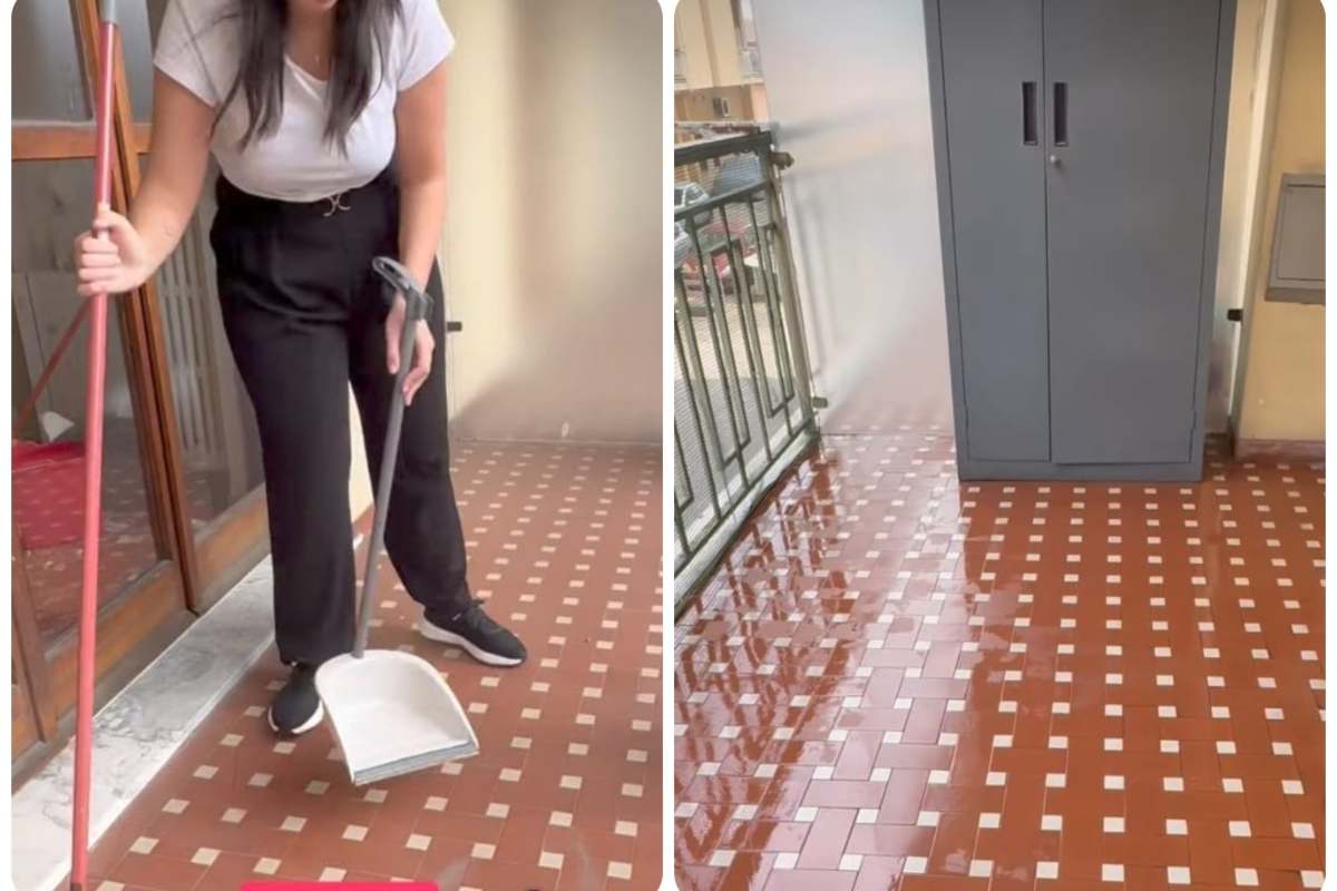 Come pulire il pavimento del balcone senza scatenare l’ira dei condomini: “Ci sono delle regole”
