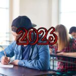 ragazzi a scuola che sostengono l'esame e anno 2026