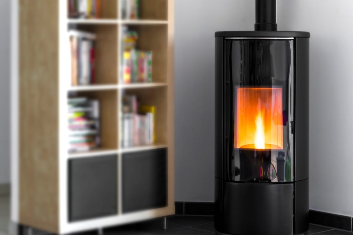 stufa a pellet in casa